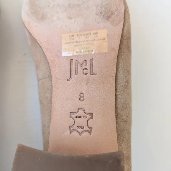 J. McLaughlin Beige Suede Heels - Picture 10 of 10
